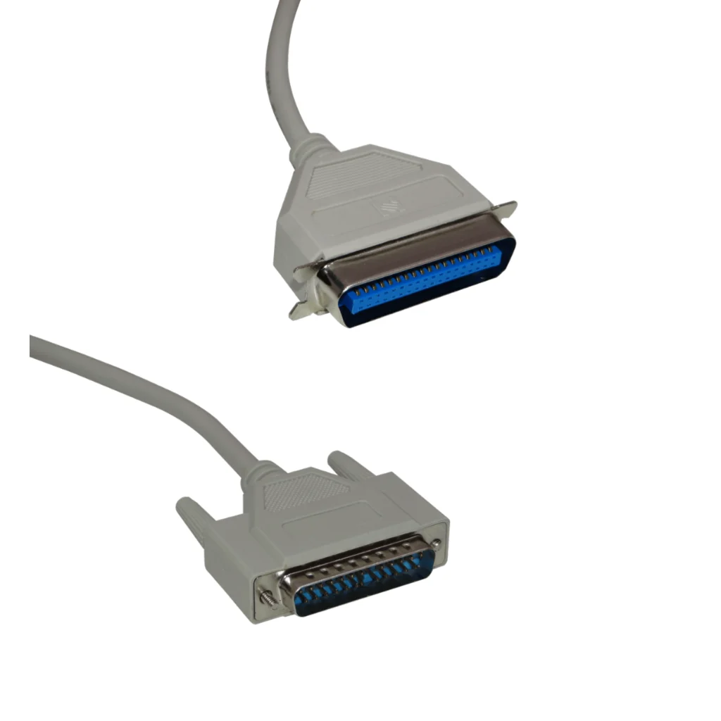 Imagen 1 de Cable Paralelo Longitud 1.8 metros para Imprsora DB25 Macho GEN36 Color Gris