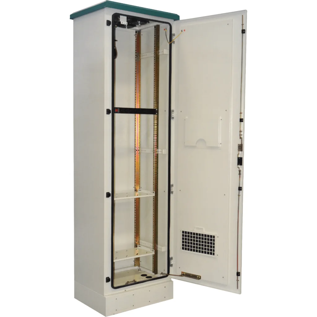 Imagen 1 de LINKMADE 45U 644x500mm Rack Exterior-Piso Beige IP65 PDU Bandeja Vents