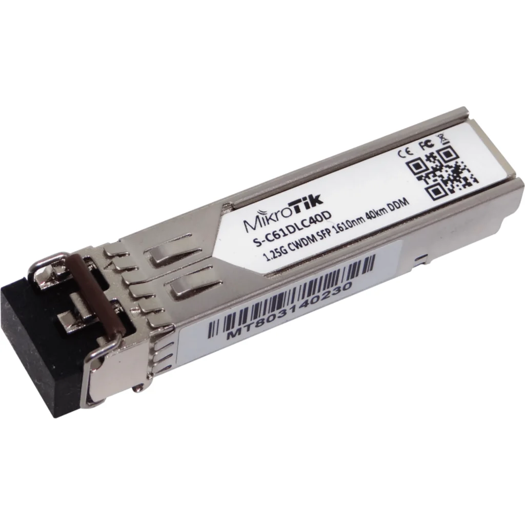 Imagen 1 de Modulo SFP CWDM 1.25G 1610 nm, doble LC, alcance 40 km y DDM. Ideal para desplie