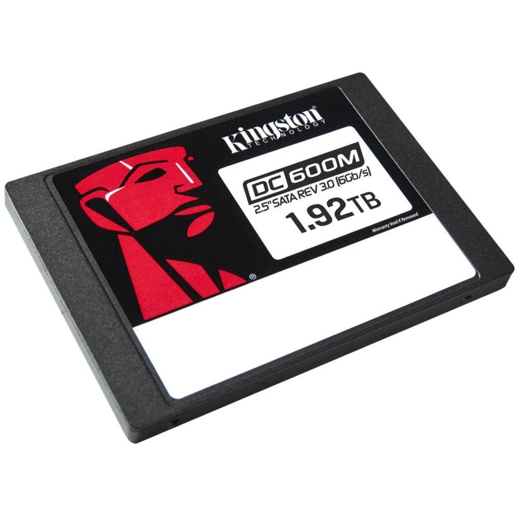 Unidad SSD Kingston DC600M 1.92GB 2.5""7mm SATA 3 6.0Gb/s 560MBs/530MBs p/Servid
