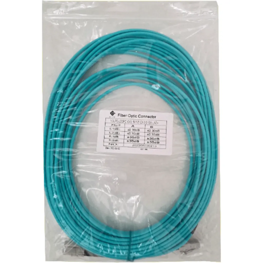 Jumper Fibra 3.0mm 50/125um LSZH LC-LC OM3 MultiModo M/M 10mts