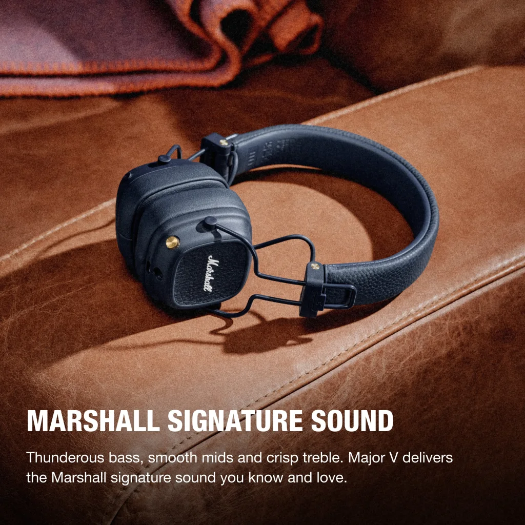 Imagen 9 de Audifono On Ear Wireless Major V Marshall azul medianoche