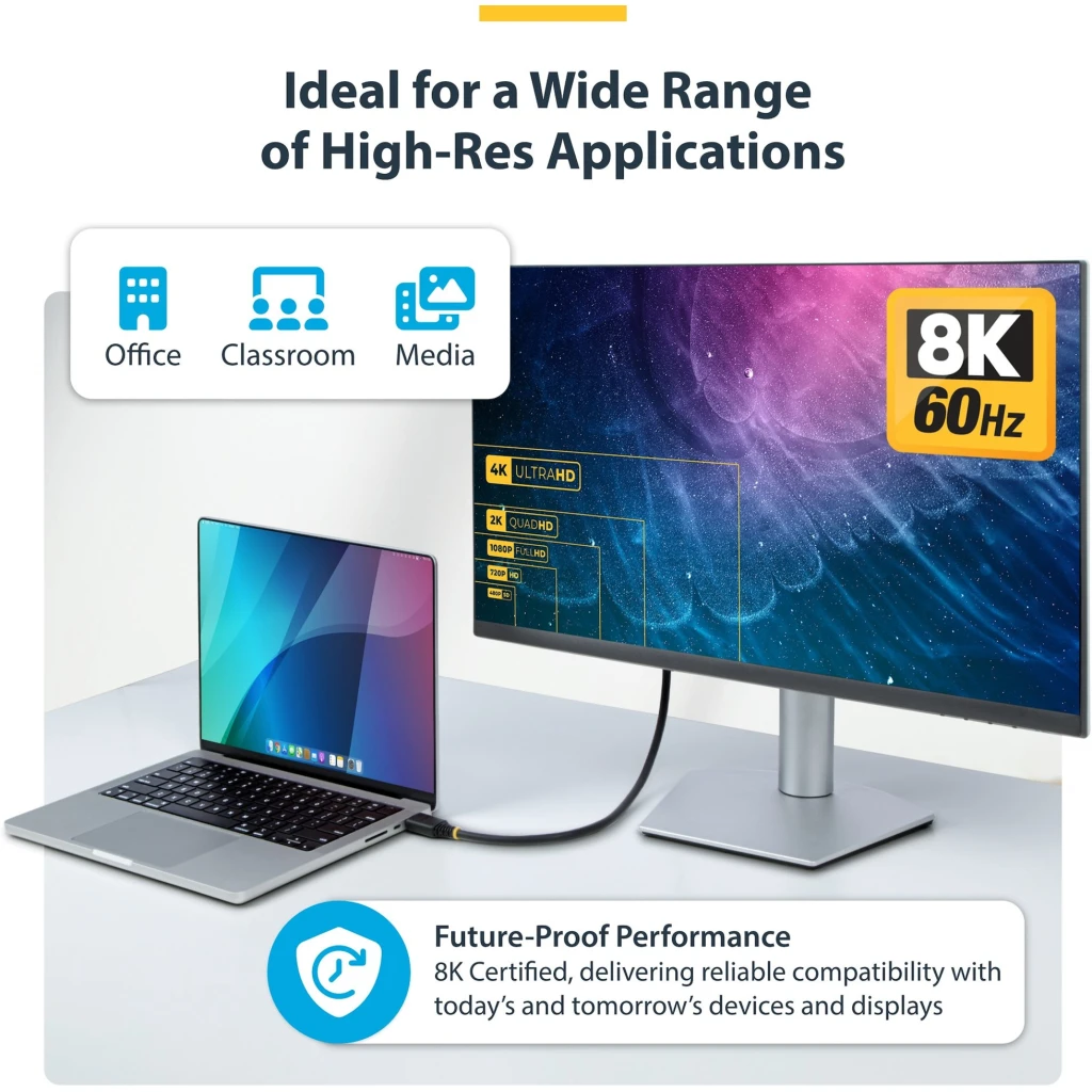 Imagen 2 de Cable HDMI 2.1 de 3m - 8K - Certificado