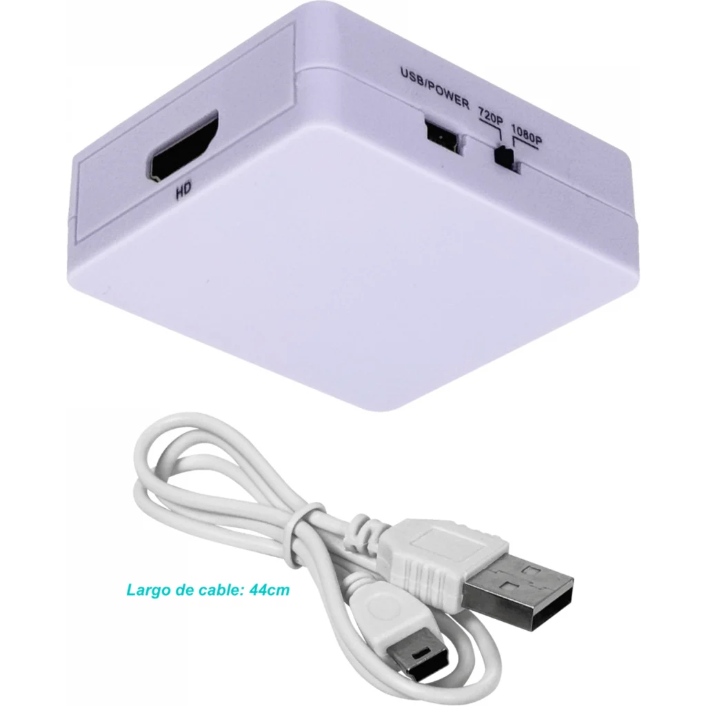 Imagen 5 de CONVERSOR VIDEO 720P/1080P REQ-5V-USB 3-RCA-H-IN 1-HDMI-OUT
