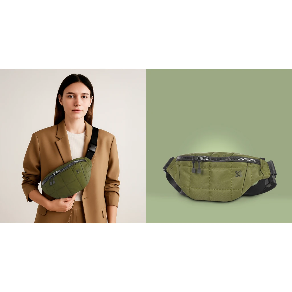 Imagen 5 de Klip Xtreme KFP-550 - Belt bag - Green - Water repellent