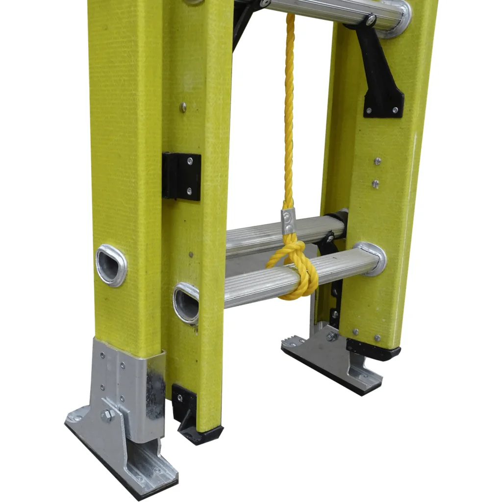3,6-7,5mt 140kg Telescopica Fibra de Vidrio 24-Peldano Escalera