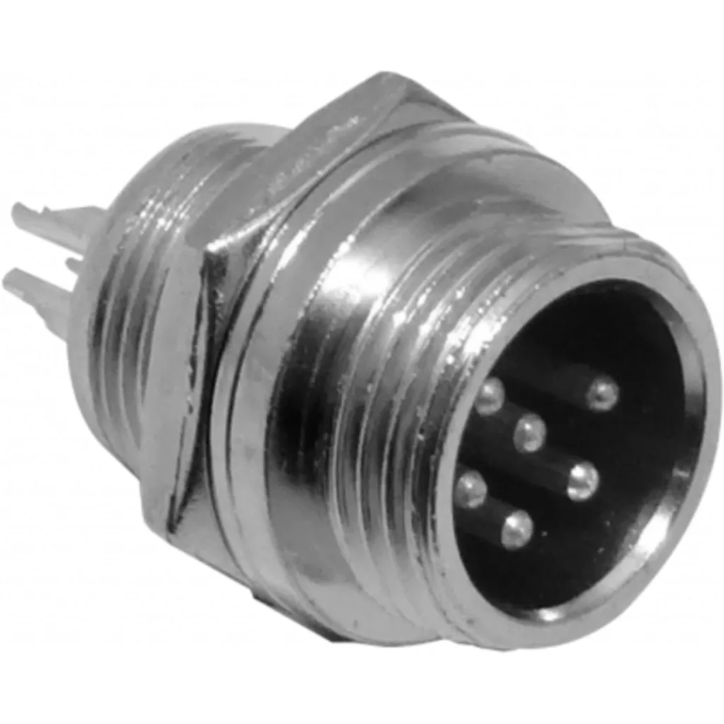 Imagen 3 de 6-pin Macho Chasis Conector GX12 Soldable Aviacion