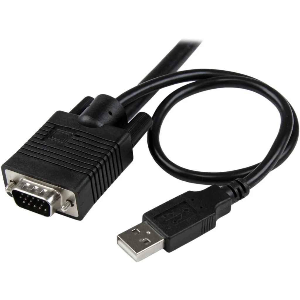 Imagen 3 de StarTech.com Switch Conmutador KVM de Cable con 2 Puertos VGA USB Alimentado por USB con Interruptor Remoto - Conmutador KVM - 2 x KVM port(s) - 1 usuario local - sobremesa
