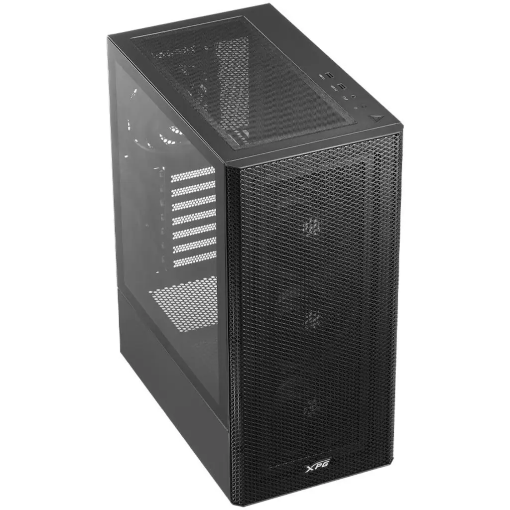 Imagen 3 de Gabinete XPG Valor Mesh, ATX Panel lateral Vidrio 4*FAN de 120mm SinFuente Negro
