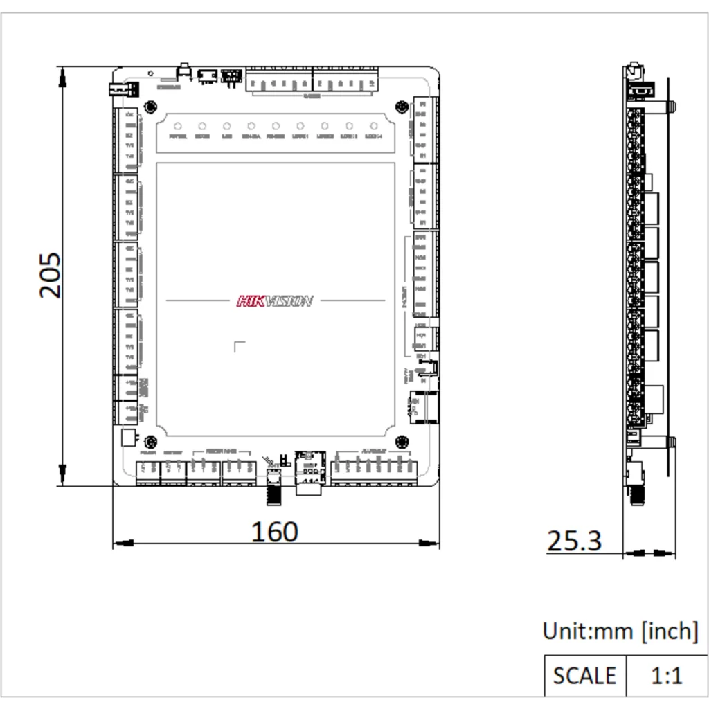 Imagen 5 de Controlador Hikvision para 4 puertas / Incluye Gabinete
