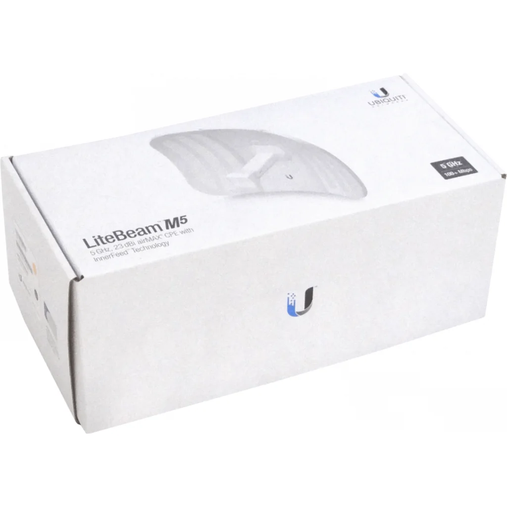 UBIQUITI LiteBeam-M5 23dbi 25dBm inc-PoE25V-5W 1-100 PoE-Especial