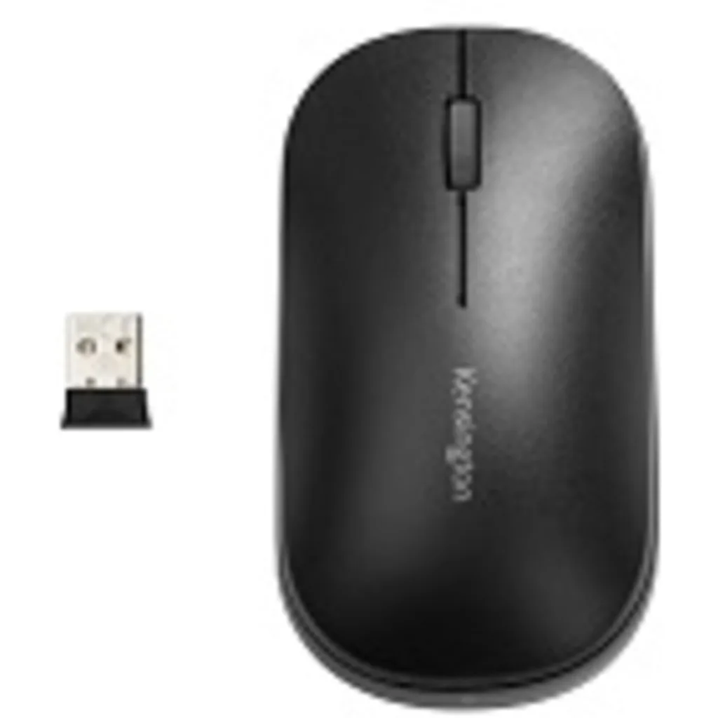 Mouse Inalámbrico Kesington SureTrack Óptico 2400dpi BT Dongle USB Negro