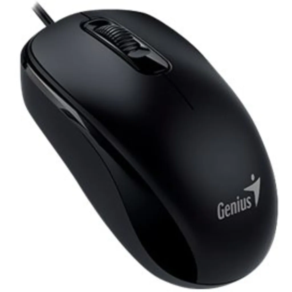 Imagen 1 de Mouse Alámbrico Genius DX-110 Óptico 1000dpi 3 Botones USB Color negro