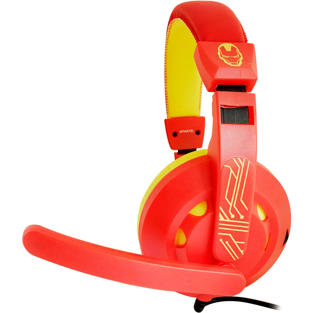 Imagen 3 de Kit 3en1 Teclado Mose Audífonos Gamer  Marvel Iron-Man USB