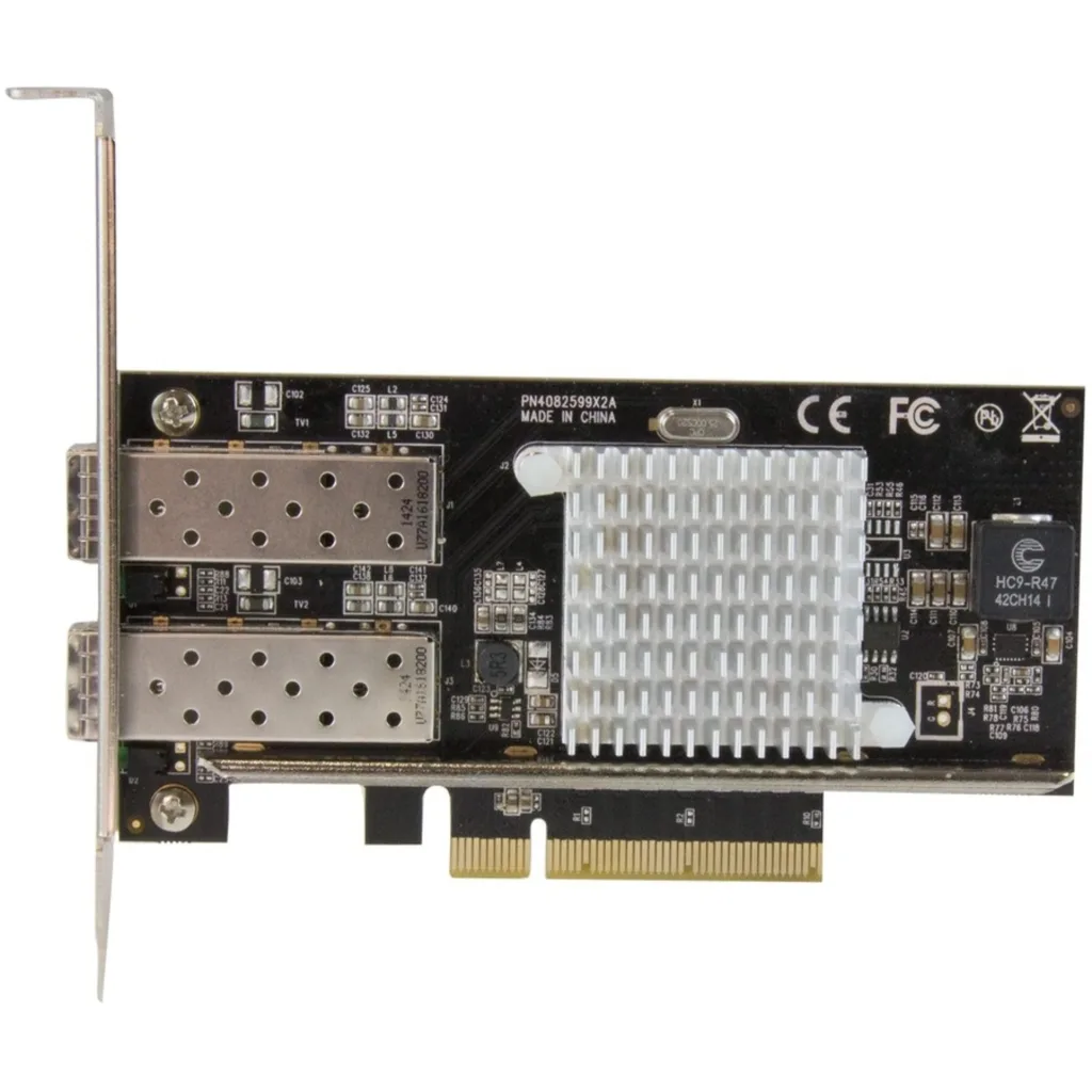 Imagen 5 de Tarjeta Startech PCIe a 2 Puertos Fibra 10G Network SFP+ Chipset Intel 82599