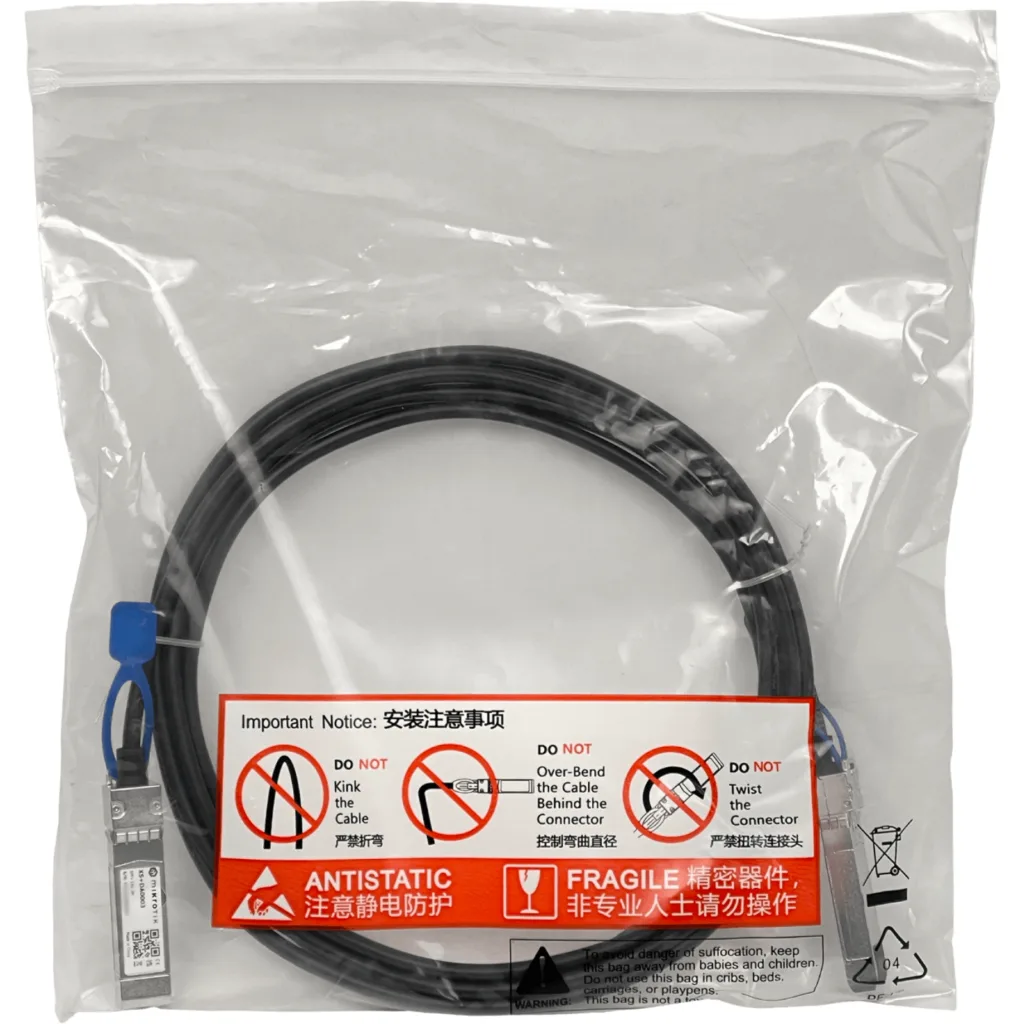MIKROTIK SFP/SFP+/SFP28 direct attach cable, 3m