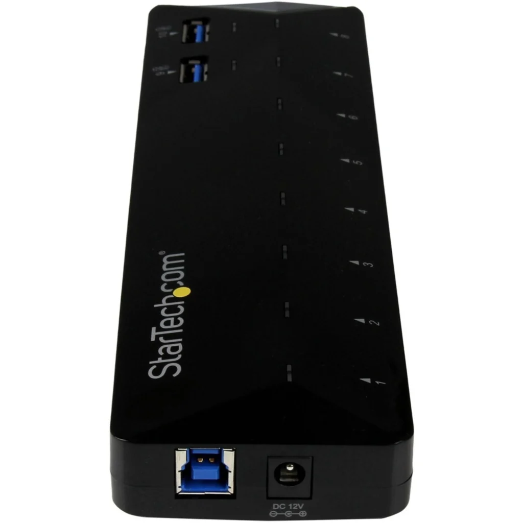 Imagen 3 de HUB Concentrador StarTech ST103008U2C, 10 Puertos USB3.0 y 2 prts 1.5A Negro