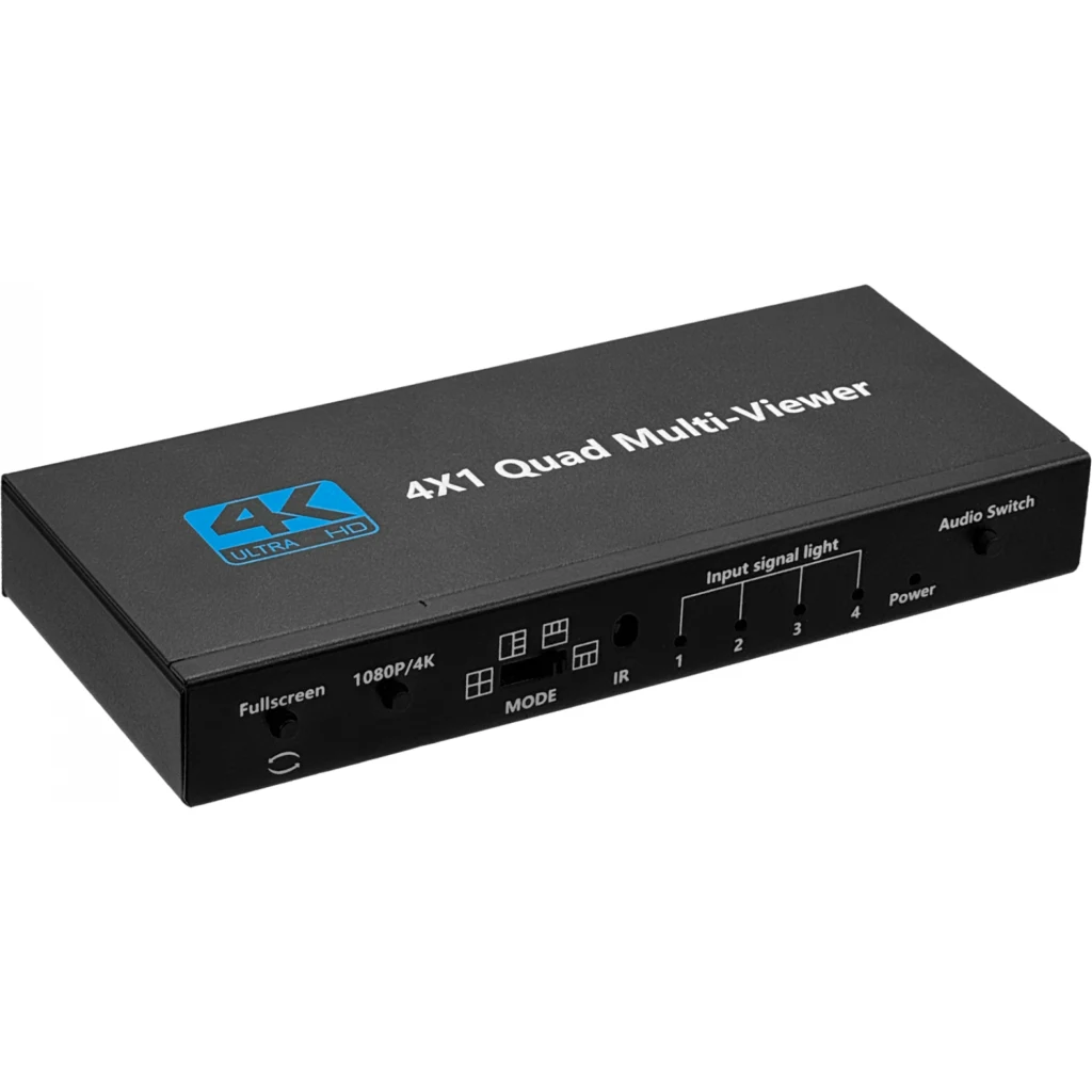Imagen 5 de Splitter Multiplexor 1080p/4K 4-IN 1-OUT 5-HDMI-H USB-C inc-Control