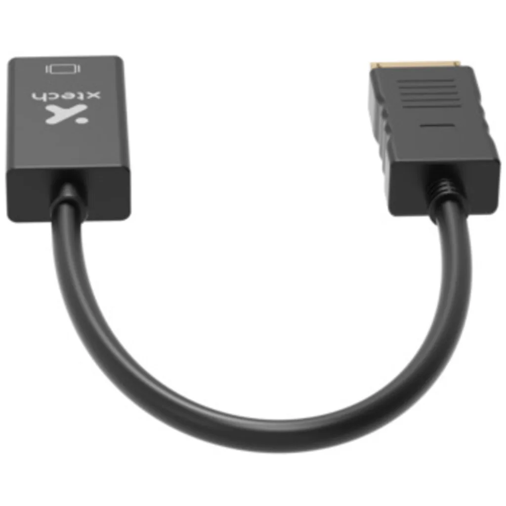 Imagen 4 de Adaptador de Video DisplayPort a HDMI M/H 2K/4K 32 AWG Negro - XTech XTC-378