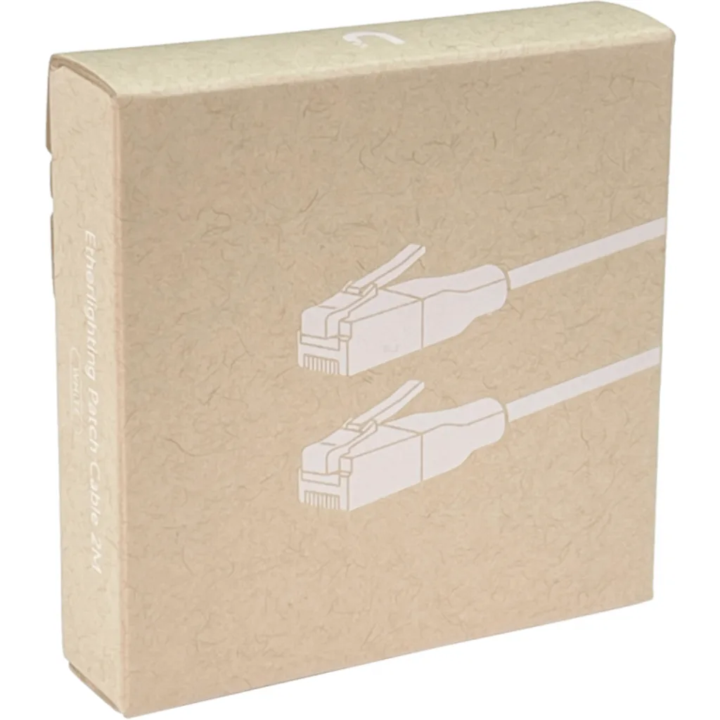 Imagen 4 de UBIQUITI 2mt Cable Etherlighting Blanco Cat6 UACC-Cable-Patch-EL