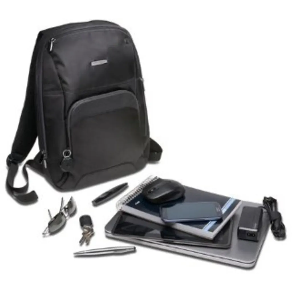 Imagen 3 de Mochila Kensington Triple Trek para Ultrabook Optimized de 14" Color Negro