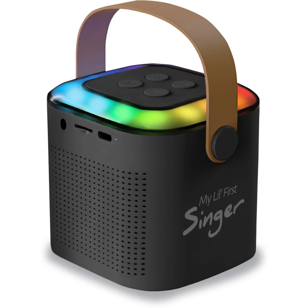 Imagen 1 de MLAB KARAOKE MY LIL FIRST SINGER CON LUZ RGB 1 MICROFONO INALAMBRICO BLACK