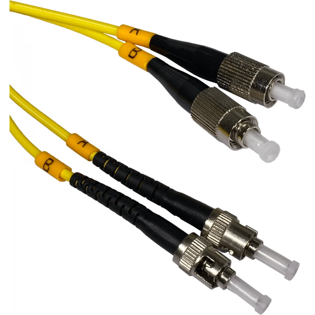 2mt ST-FC MonoModo SM Duplex Jumper Cable Fibra 3.0mm 9/125um LSZH