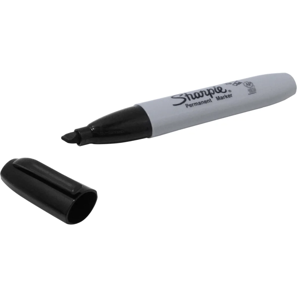 Imagen 1 de SHARPIE Chisel Ancho Negro Permanente Marcador Plumon unidad 1939487
