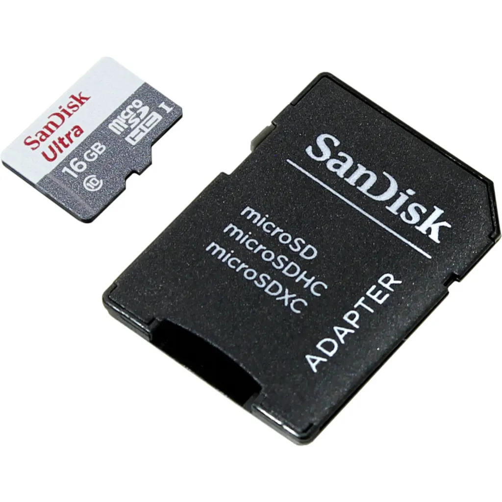 Imagen 1 de Memoria MicroSDHC 16GB SanDisk Ultra UHS-I Class 10 533x Lectura 80MB/s