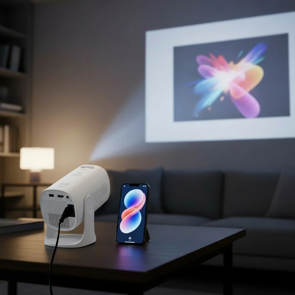 Imagen 6 de MLAB PROYECTOR SMART TUBE PRO WIFI DUAL-BAND 1080P 300ANSI LUMEN