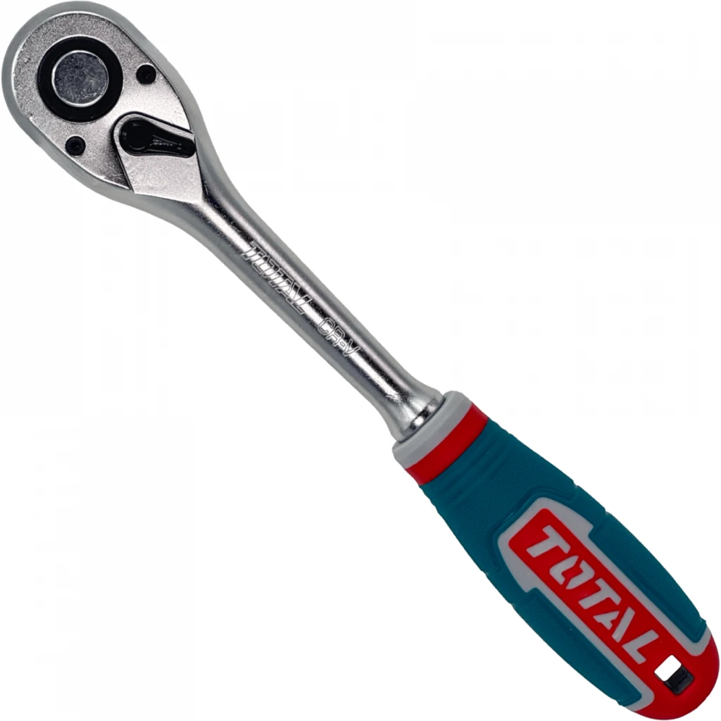 Imagen 3 de TOTAL Llave 1/2-pulgadas 45-dientes Largo-260mm CR-V Chicharra