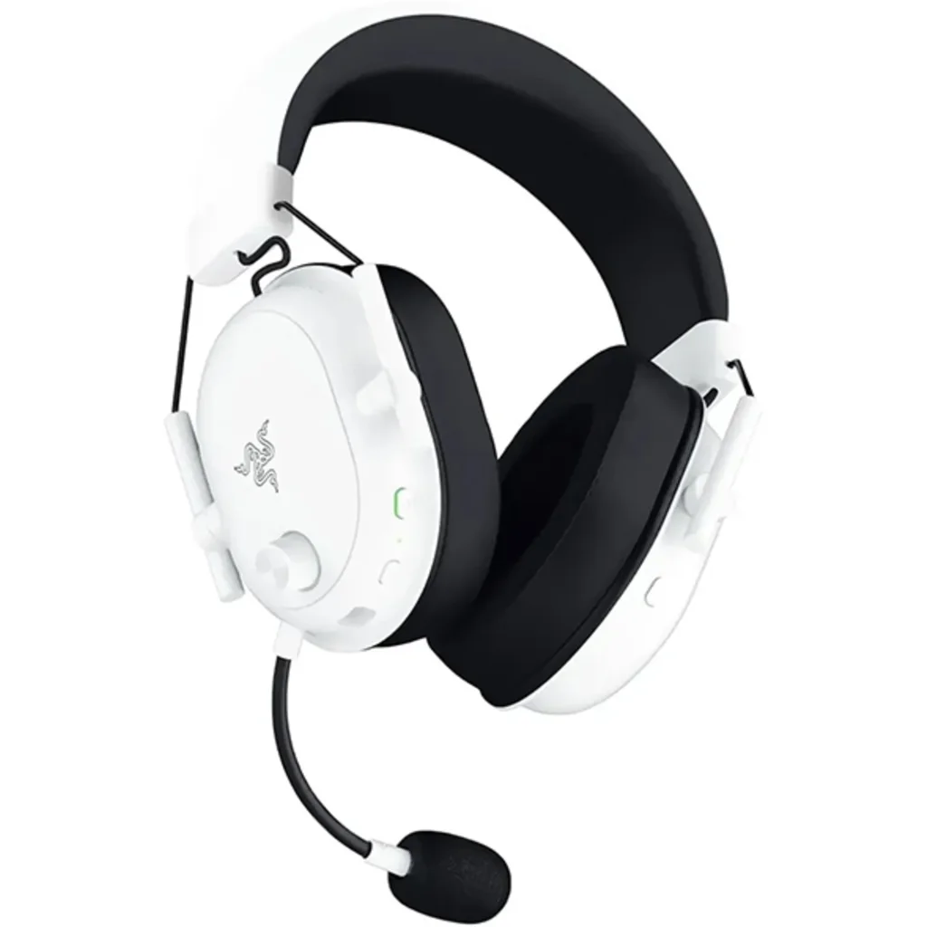 Imagen 2 de Audífonos Gamer Razer BlackShark V2 HyperSpeed Inalámbricos Blanco