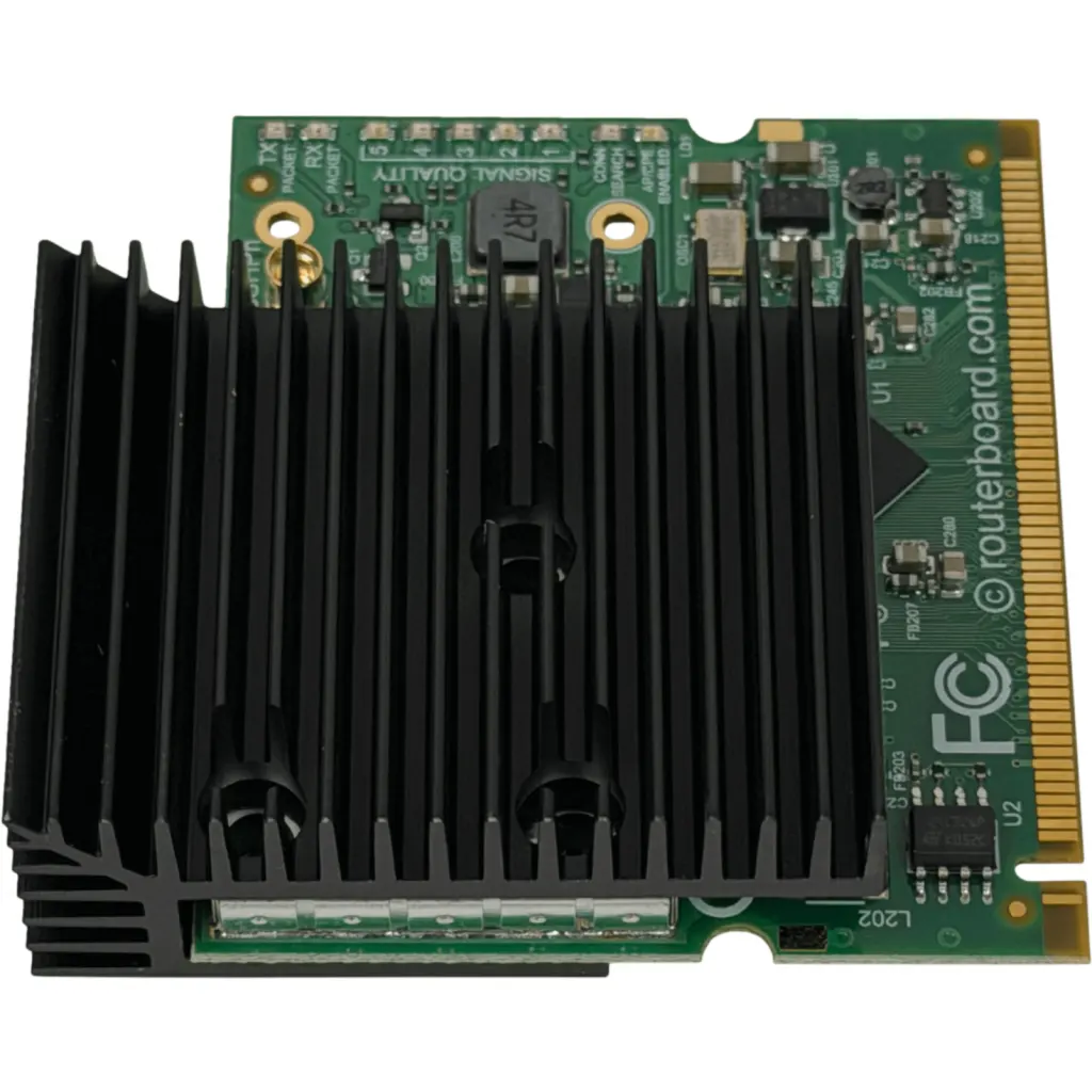 Imagen 4 de MIKROTIK 1-MMCX 29DBM 5GHZ A/N125 800MW AR9220 MINIPCI 9-LED