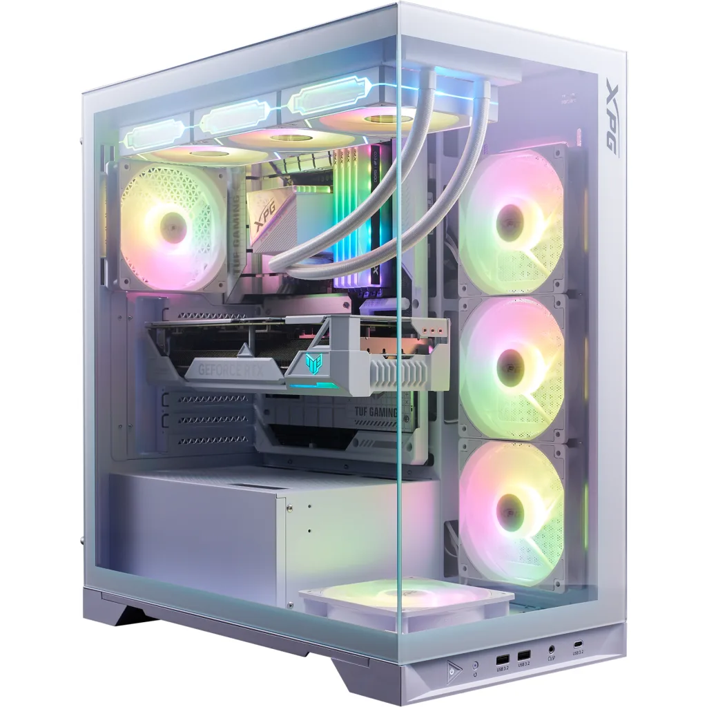 Imagen 5 de Gabinete XPG INVADER X BTF ATX 5 Vent. ARGB Blanco