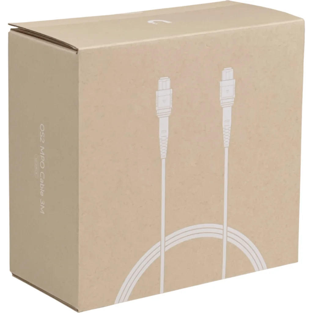 Imagen 2 de UI 3mt MPO-MPO 12-Fibras Type-B MonoModo SM Jumper Cable Fibra LSZH