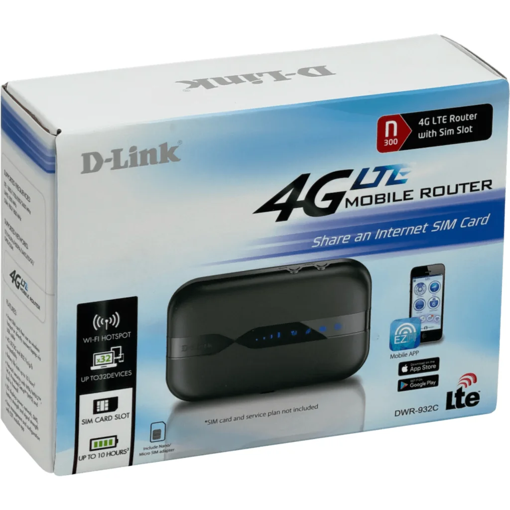 Imagen 6 de D-LINK Bateria 4G/LTE-Cat4 N300-2,4GHz 3-antenas-internas 1-Sim 1-USB