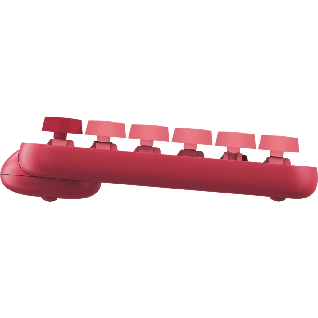 Imagen 4 de Teclado Logitech Pop Keys Inalámbrico Formato Mini Teclas Multimedia Color Rosa