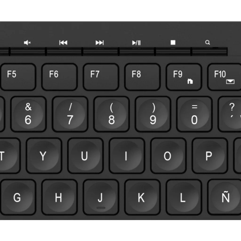 Imagen 3 de Teclado Alámbrico KlipX KKM-252S, Español USB 2.0 Teclas Multimedia Color negro