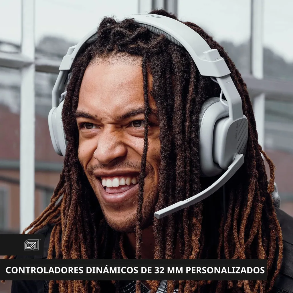Imagen 1 de Audífonos Gamer Alámbrico Logitech ASTRO A10 Gen2, c/mic 3.5mm p/PS4/PS5 Gris