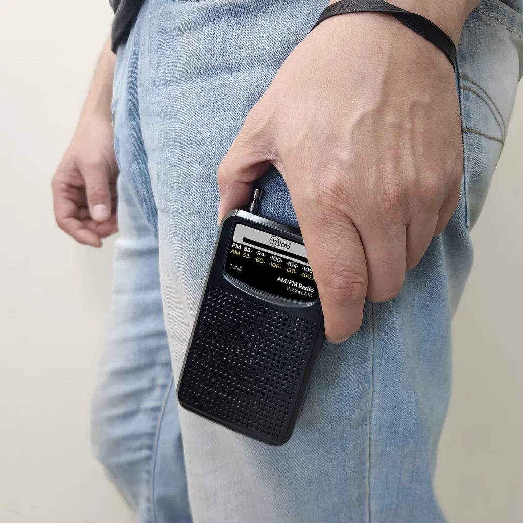 Imagen 1 de MLAB RADIO RETRO PORTATIL CF-10 BLACK
