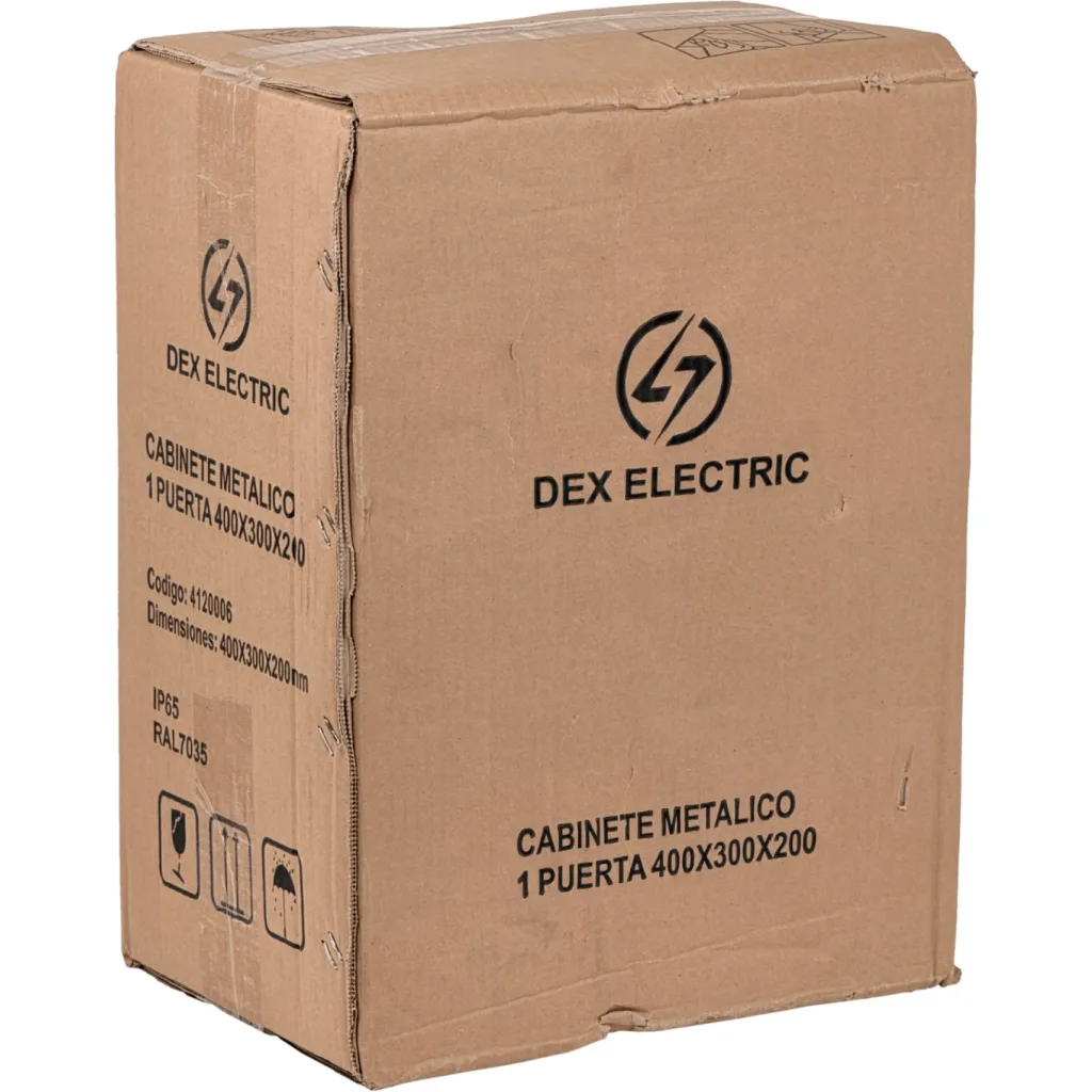 Imagen 5 de Caja Metalica SA7525, 400x300x200mm 1-chapa/sin-Llave IP54 Beige