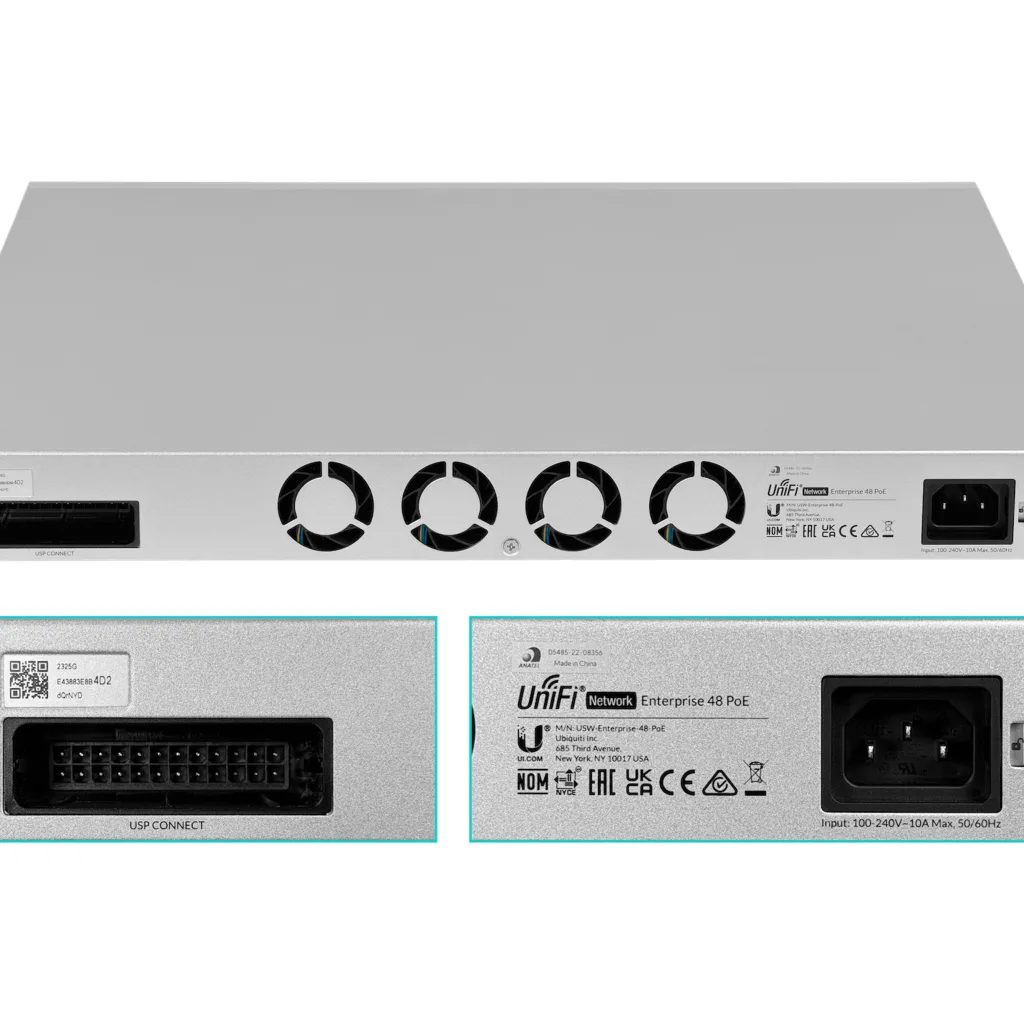 Imagen 2 de UBIQUITI 48-2500-PoE 720W-tot 4-SFP+10G req-UniFi Switch AdminL3 opc-U