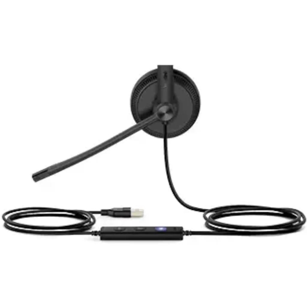 Imagen 1 de Cintillo binaural conector USB y jack 3.5mm , compatible con Microsoft Teams