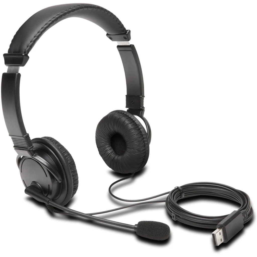 Imagen 3 de Auriculares Kensington K97601WW con Micrófono Hi-Fi USB Cable 1.8Mt Color Negro