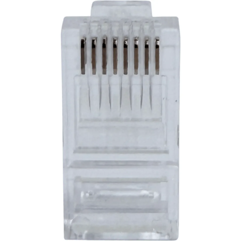 Imagen 2 de 10-unids Sin-guia p/Unifilar Cat6 UTP Conector RJ45