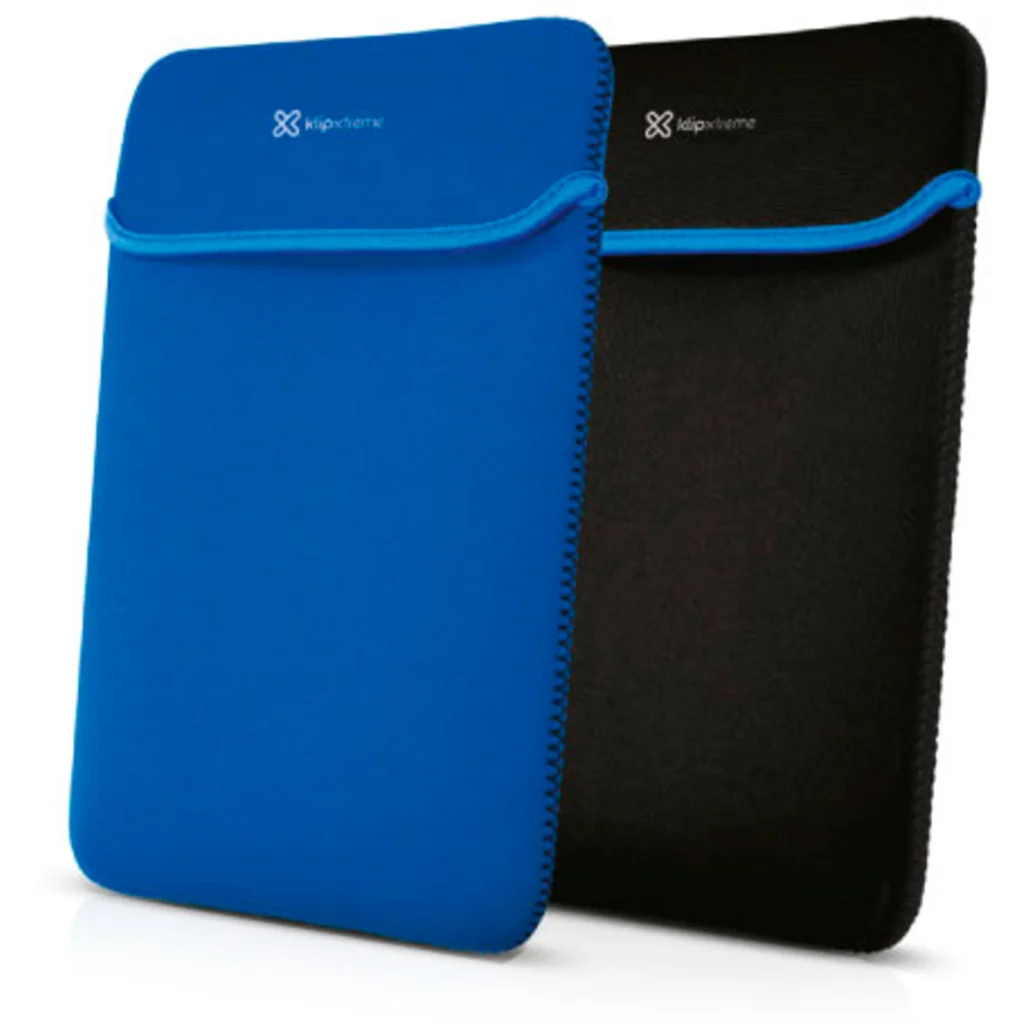 Imagen 1 de Funda KlipX KNS-415BL para Notebook hasta 15,6" reversible negro/azul neopren