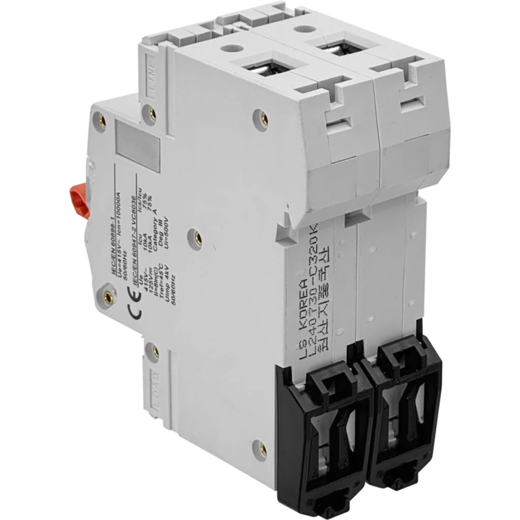 Bipolar LS 2x32A 6kA 230/400V Interruptor Automatico Curva C32