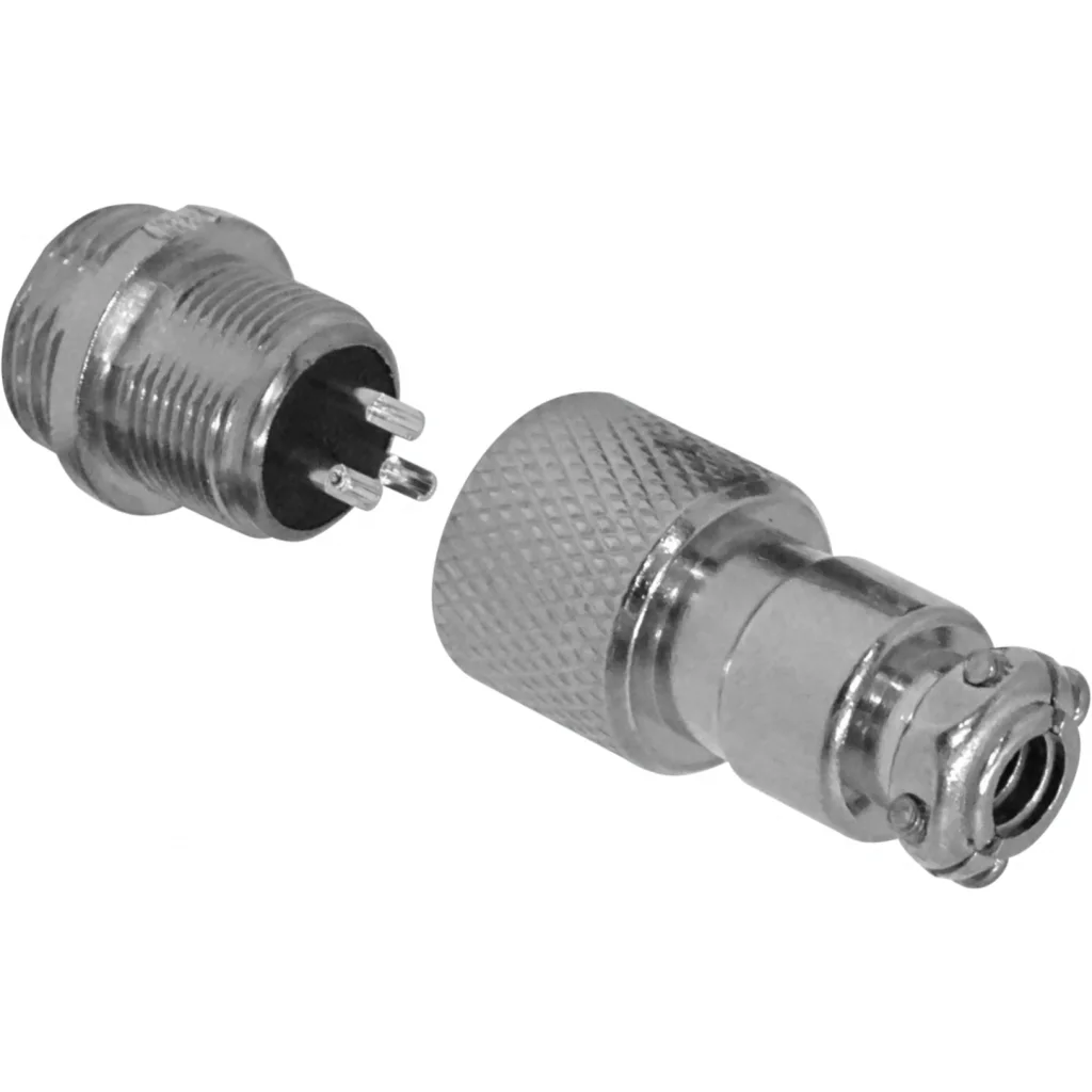 Imagen 1 de 3-pin Macho Volante Conector GX12 Soldable Aviacion