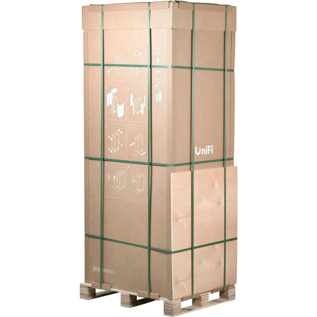 UBIQUITI Microperforada 42U 800mm 80cm-Fondo Rack Blanco Ventilador