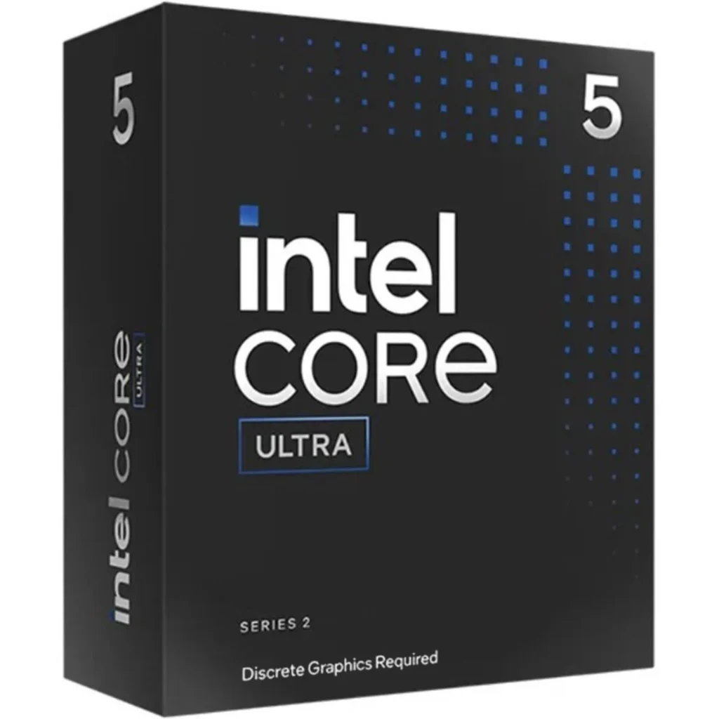 CPU Intel® Core Ultra 5 225F 3.3-4.9GHz 10 Núcleos 20MB LGA1851 Sin/Gráf FAN